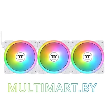 Набор вентиляторов Thermaltake Swafan EX12 ARGB White TT Premium Edition 3-Fan Pack (CL-F169-PL12SW-A)